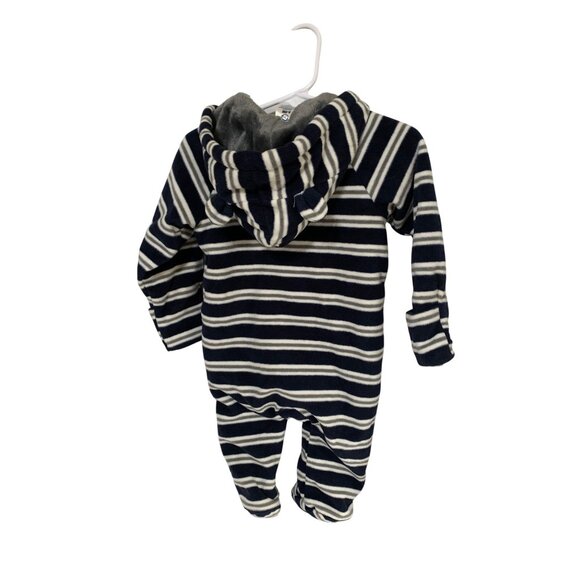 Garanimals Boys Infant Baby Size 6 9 Months Blue Gray White Bunting Coat Jacket - Picture 5 of 5